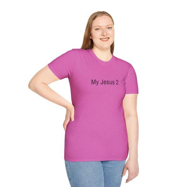 My Jesus 2 Unisex Softstyle T-Shirt Black Letters TM - Image 113