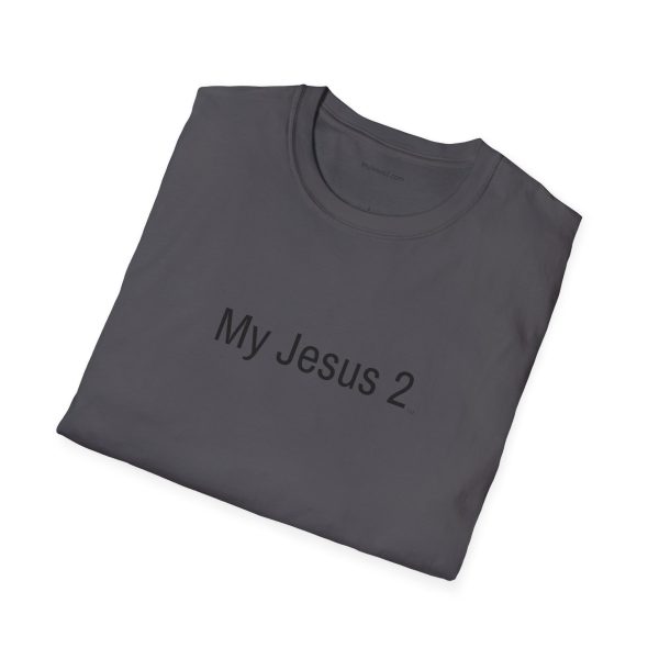 My Jesus 2 Unisex Softstyle T-Shirt Black Letters TM - Image 100