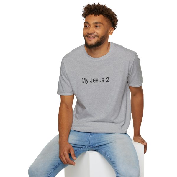 My Jesus 2 Unisex Softstyle T-Shirt Black Letters TM - Image 36