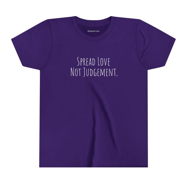 Spread Love Not Judgement Kids Short Sleeve Tee TM - Image 11