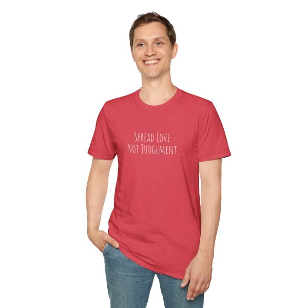 Spread Love Not Judgement Unisex Softstyle T-Shirt TM - Image 127