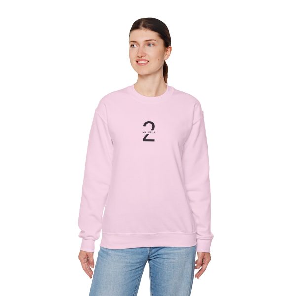 Unisex Heavy Blend Crewneck Sweatshirt My Jesus 2 Logo TM - Image 52