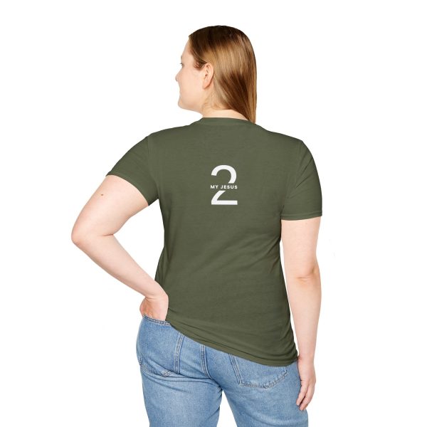 My Jesus 2 Front & Back Logo Unisex Softstyle T-Shirt TM - Image 18