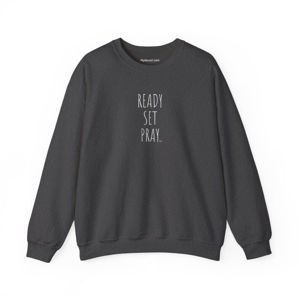 Unisex Heavy Blend Crewneck Sweatshirt READY SET PRAY TM