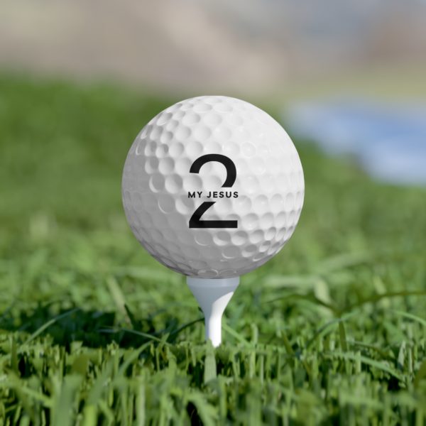 Golf Balls, 6pcs My Jesus 2 Logo TM