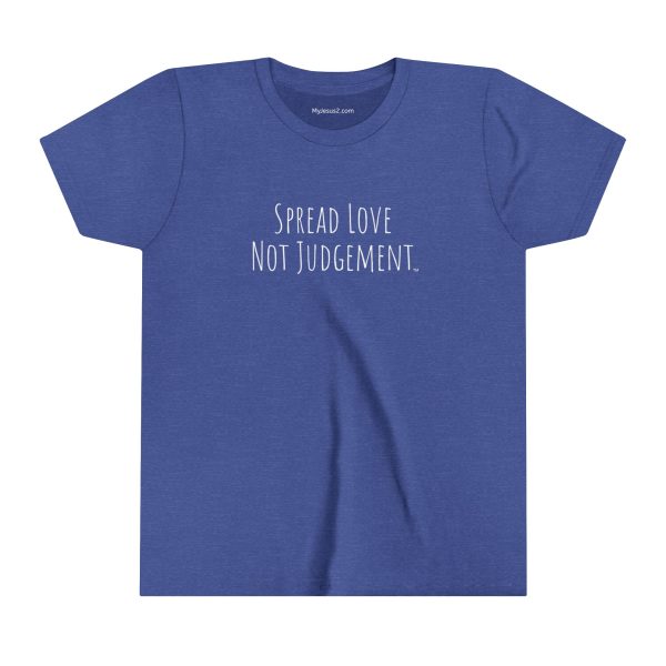 Spread Love Not Judgement Kids Short Sleeve Tee TM - Image 19