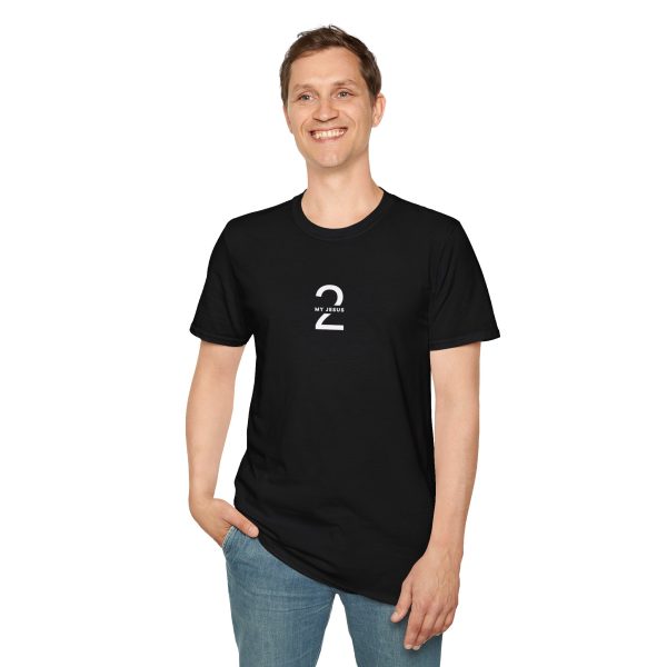 My Jesus 2 Front & Back Logo Unisex Softstyle T-Shirt TM - Image 7