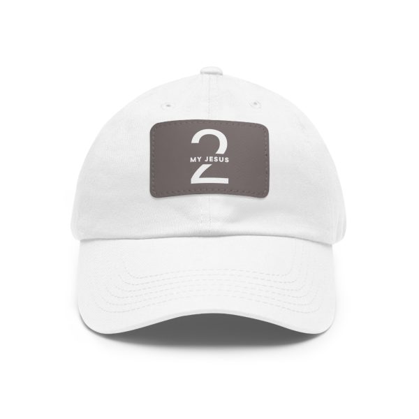 Hat with Leather Patch (Rectangle) My Jesus 2 TM