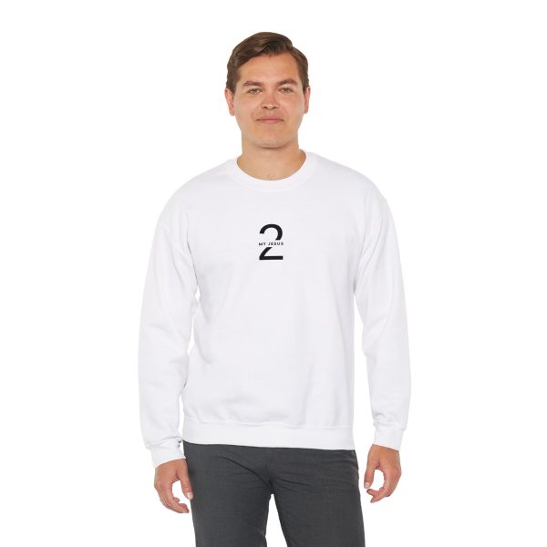 Unisex Heavy Blend Crewneck Sweatshirt My Jesus 2 Logo TM - Image 17