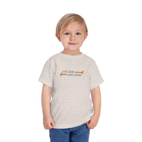 LIVE GOD LIVE GOOD Short Sleeve Tee Toddler TM - Image 3