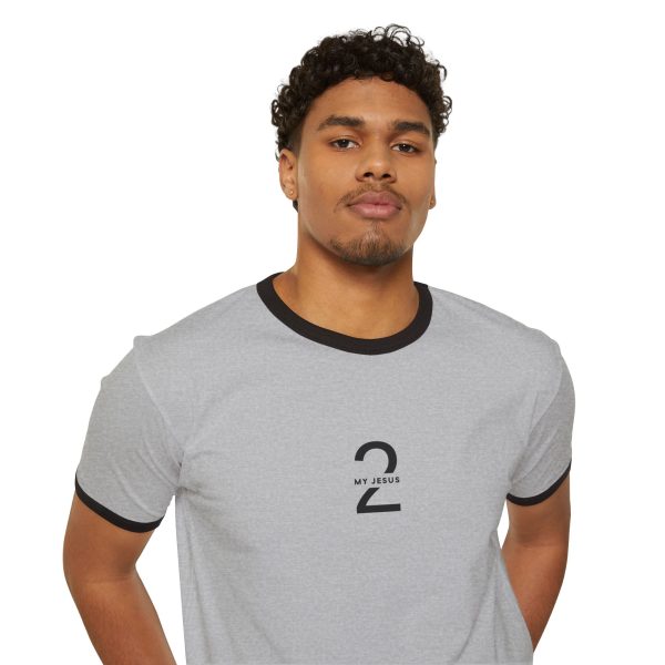 My Jesus 2 Logo Unisex Cotton Ringer T-Shirt TM - Image 8