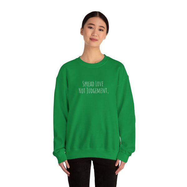 Unisex Heavy Blend Crewneck Sweatshirt Spread Love Not Judgement TM - Image 37