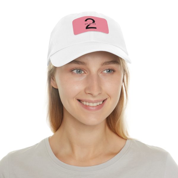 Hat with Leather Patch (Rectangle) My Jesus 2 Logo TM - Image 25