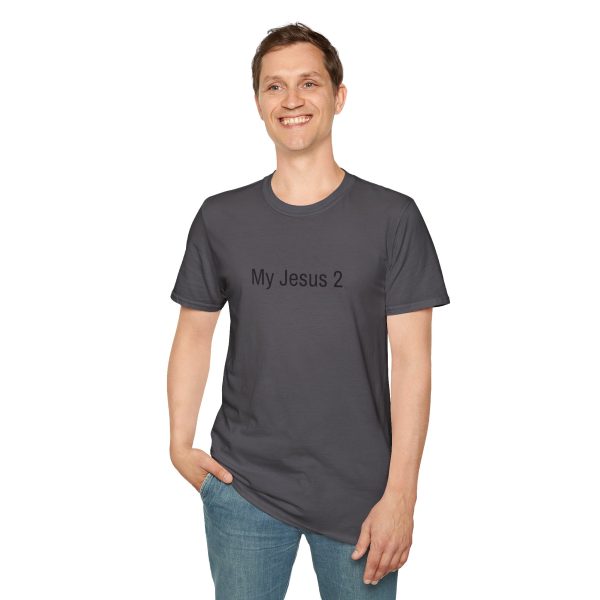 My Jesus 2 Unisex Softstyle T-Shirt Black Letters TM - Image 103