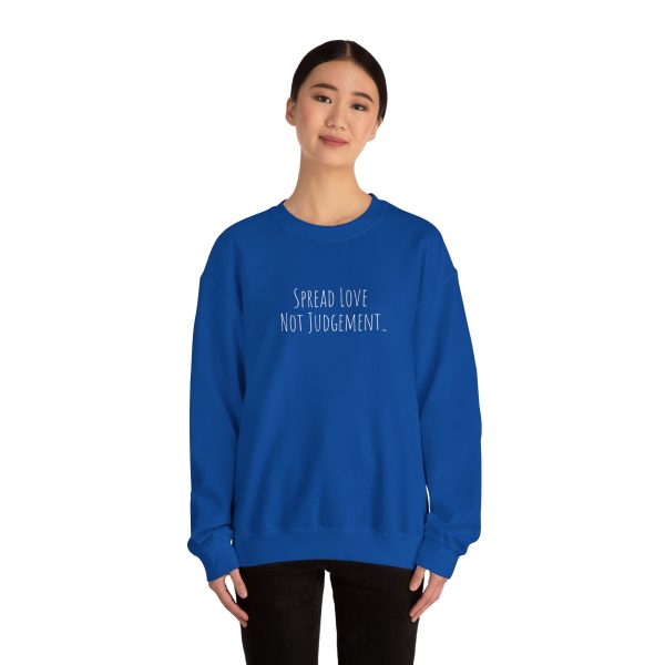 Unisex Heavy Blend Crewneck Sweatshirt Spread Love Not Judgement TM - Image 48