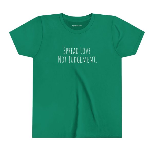 Spread Love Not Judgement Kids Short Sleeve Tee TM - Image 5