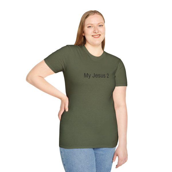 My Jesus 2 Unisex Softstyle T-Shirt Black Letters TM - Image 41