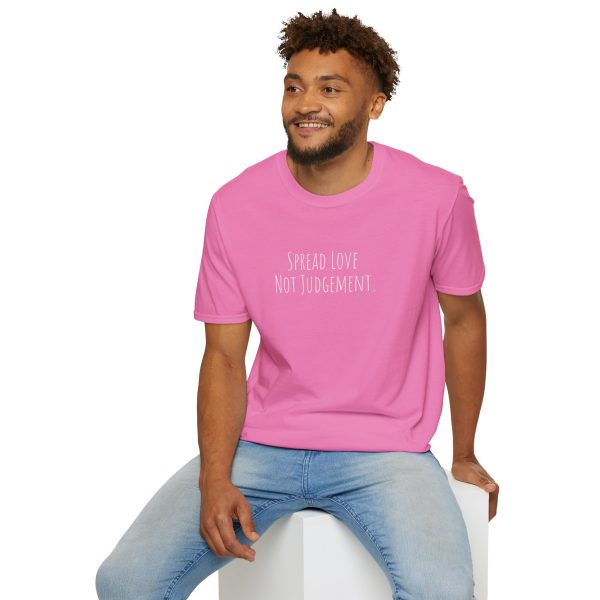 Spread Love Not Judgement Unisex Softstyle T-Shirt TM - Image 120