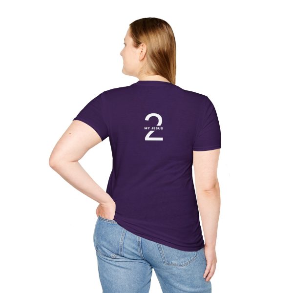 My Jesus 2 Front & Back Logo Unisex Softstyle T-Shirt TM - Image 66