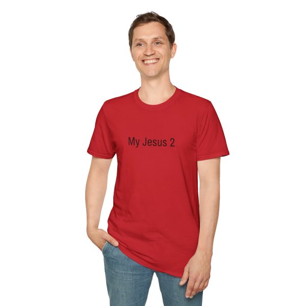 My Jesus 2 Unisex Softstyle T-Shirt Black Letters TM - Image 127