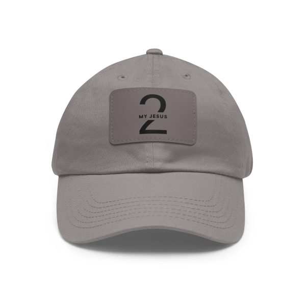 Hat with Leather Patch (Rectangle) My Jesus 2 Logo TM - Image 57