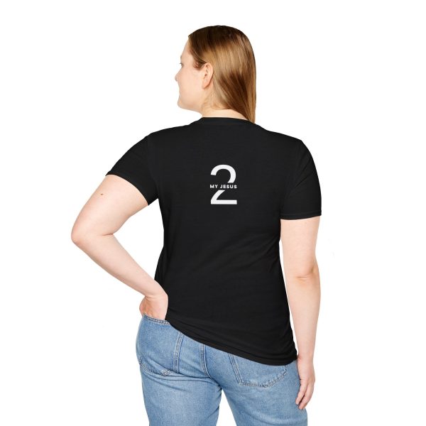 My Jesus 2 Front & Back Logo Unisex Softstyle T-Shirt TM - Image 6