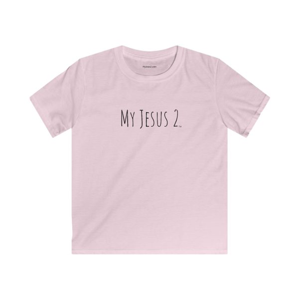 My Jesus 2 Kids Softstyle Tee Black Letters TM