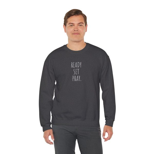 Unisex Heavy Blend Crewneck Sweatshirt READY SET PRAY TM - Image 5