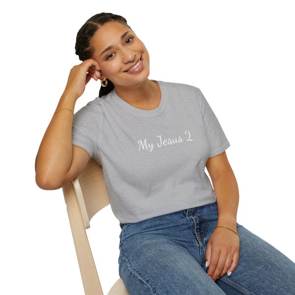 My Jesus 2 Unisex Softstyle T-Shirt White Letters TM - Image 34