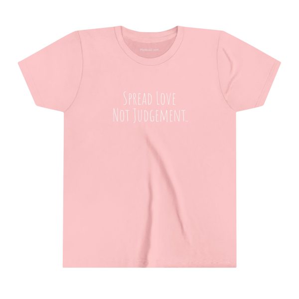 Spread Love Not Judgement Kids Short Sleeve Tee TM - Image 7