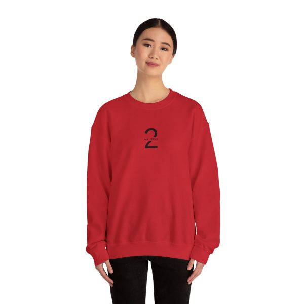 Unisex Heavy Blend Crewneck Sweatshirt My Jesus 2 Logo TM - Image 59