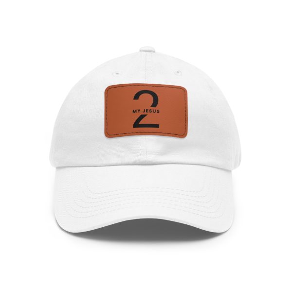 Hat with Leather Patch (Rectangle) My Jesus 2 Logo TM - Image 15