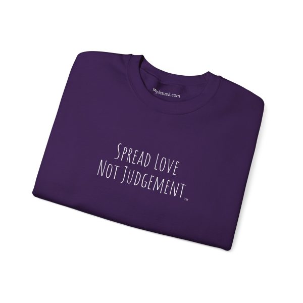 Unisex Heavy Blend Crewneck Sweatshirt Spread Love Not Judgement TM - Image 58