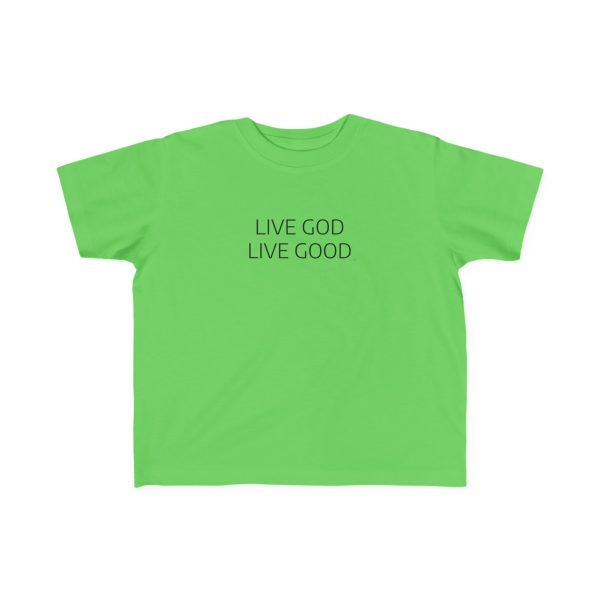 LIVE GOD LIVE GOOD Toddler's Fine Jersey Tee TM - Image 7