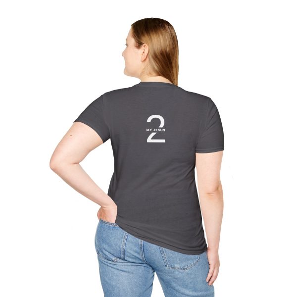 My Jesus 2 Front & Back Logo Unisex Softstyle T-Shirt TM - Image 42