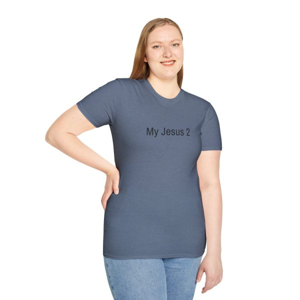 My Jesus 2 Unisex Softstyle T-Shirt Black Letters TM - Image 5