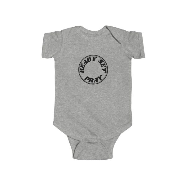 Infant Fine Jersey Bodysuit READY SET PRAY TM - Image 3