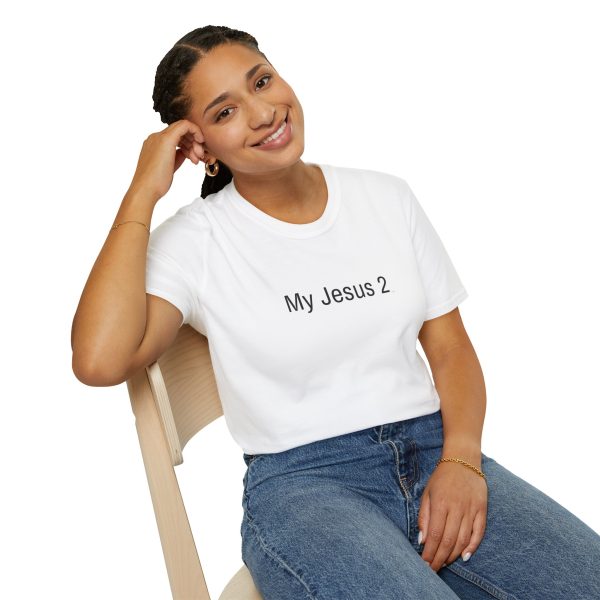 My Jesus 2 Unisex Softstyle T-Shirt Black Letters TM - Image 22