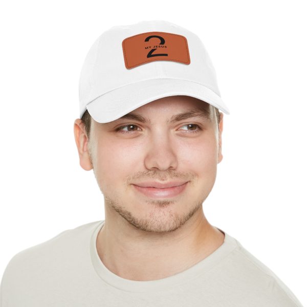 Hat with Leather Patch (Rectangle) My Jesus 2 Logo TM - Image 19