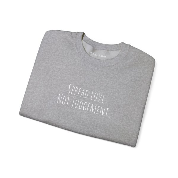 Unisex Heavy Blend Crewneck Sweatshirt Spread Love Not Judgement TM - Image 14