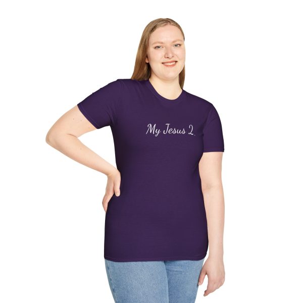 My Jesus 2 Unisex Softstyle T-Shirt White Letters TM - Image 113