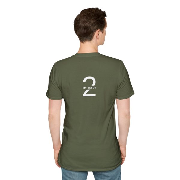 My Jesus 2 Front & Back Logo Unisex Softstyle T-Shirt TM - Image 20