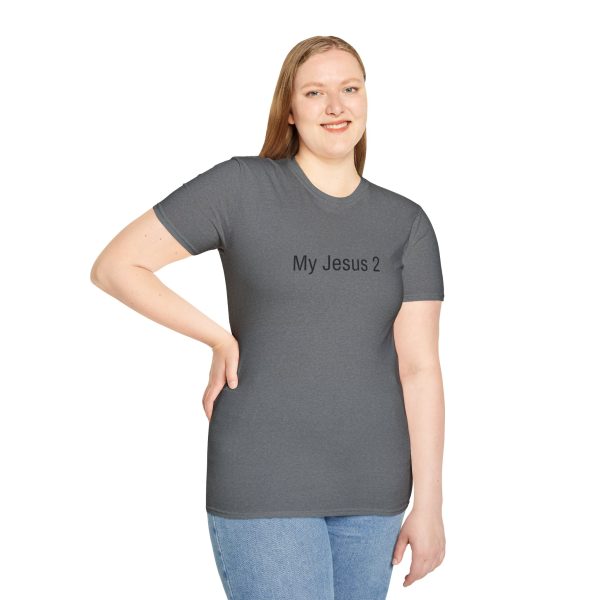 My Jesus 2 Unisex Softstyle T-Shirt Black Letters TM - Image 53