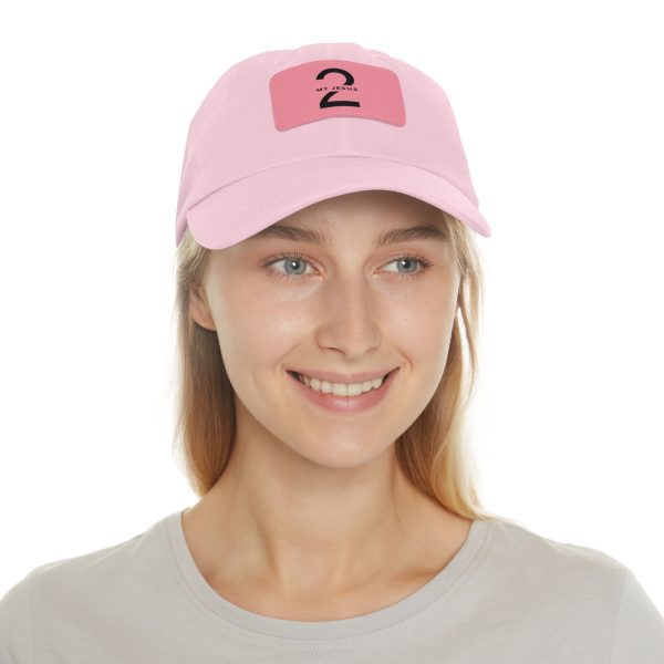 Hat with Leather Patch (Rectangle) My Jesus 2 Logo TM - Image 53