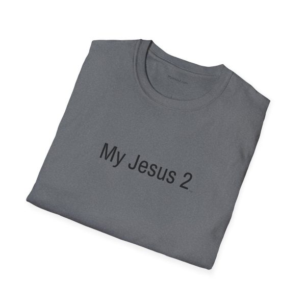 My Jesus 2 Unisex Softstyle T-Shirt Black Letters TM - Image 52