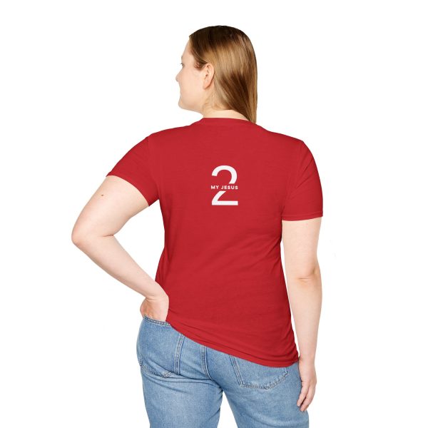 My Jesus 2 Front & Back Logo Unisex Softstyle T-Shirt TM - Image 90