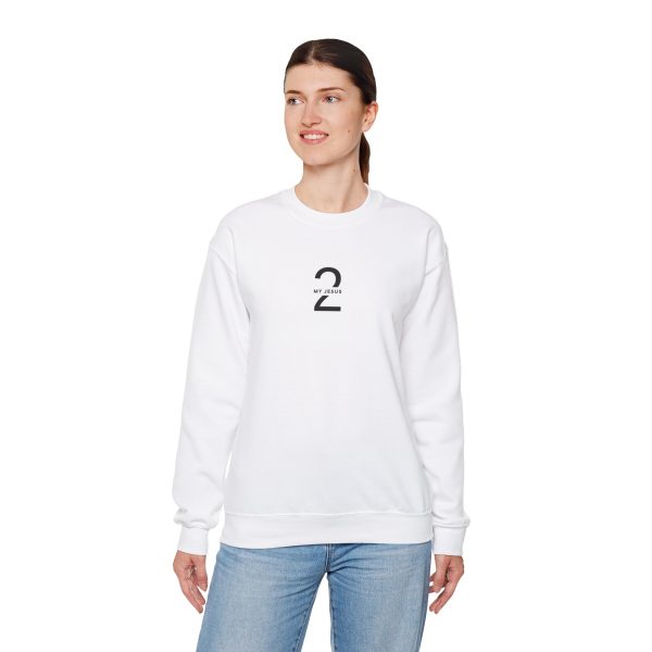 Unisex Heavy Blend Crewneck Sweatshirt My Jesus 2 Logo TM - Image 19