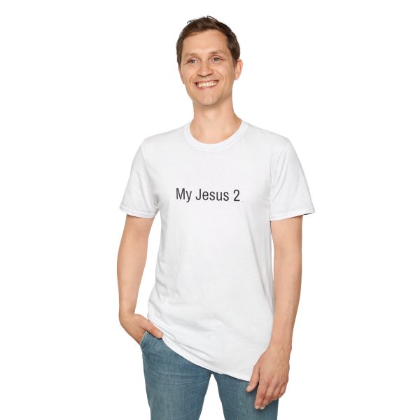 My Jesus 2 Unisex Softstyle T-Shirt Black Letters TM - Image 19