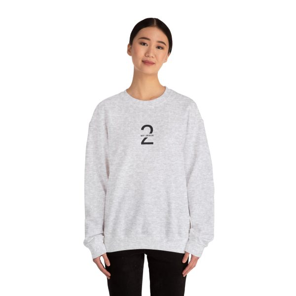 Unisex Heavy Blend Crewneck Sweatshirt My Jesus 2 Logo TM - Image 26