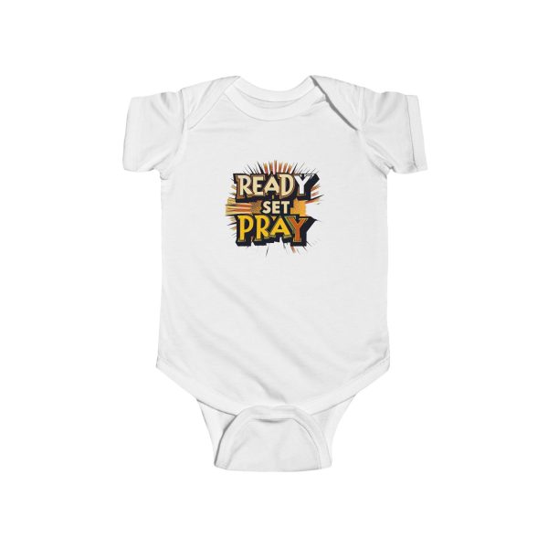 Infant Fine Jersey Bodysuit READY SET PRAY TM - Image 7